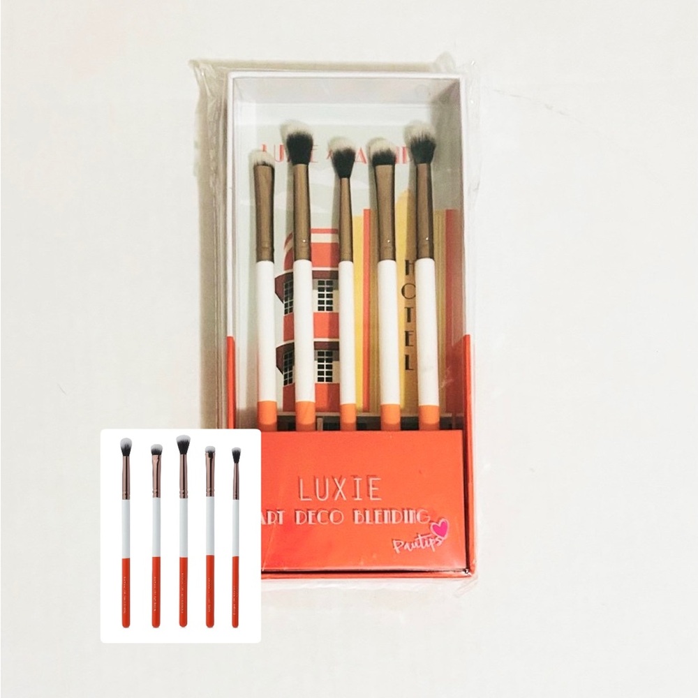 Luxie 5-Piece Art Deco Blending Brush Set